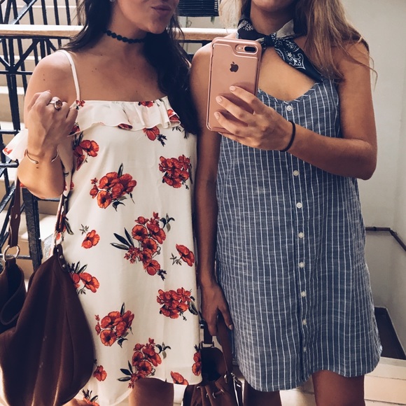 Obey Dresses & Skirts - Revolve Chambray stripe dress